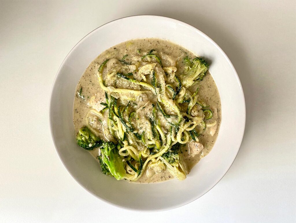 Chicken Courgetti Alfredo Recipe