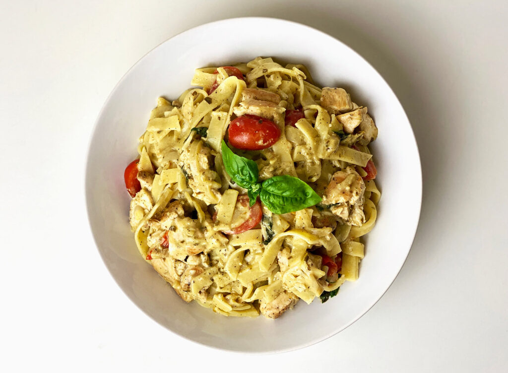 Chicken Pesto Pasta Sauce Recipe