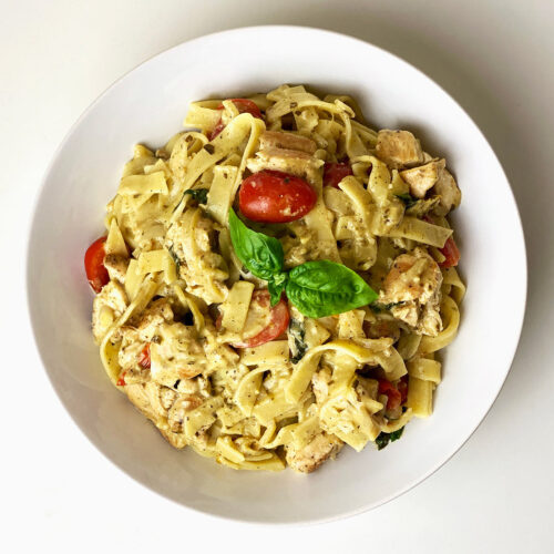 Chicken Pesto Pasta Sauce Recipe