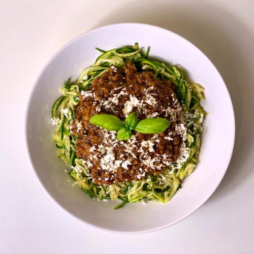 Courgetti Bolognese Recipe