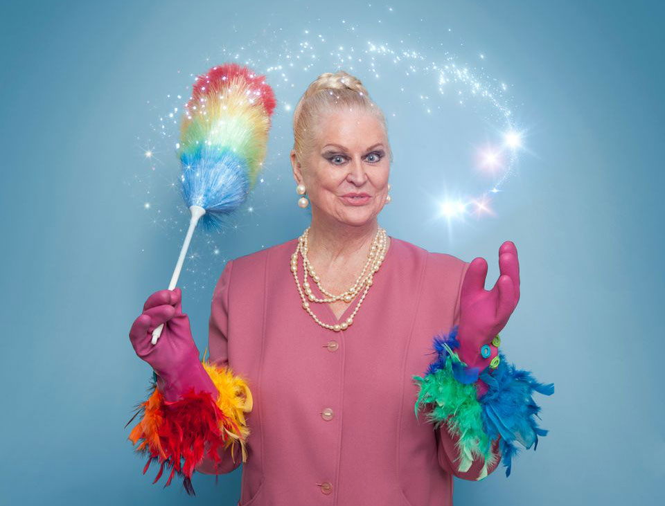 Kim Woodburn Cleaning Up